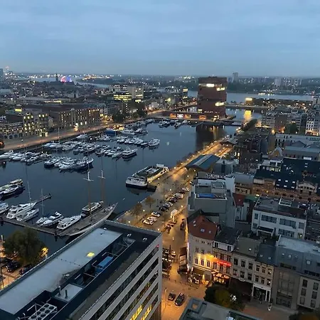 Appartamento Uniek - Mooiste En Hoogste Uitzicht Op Antwerpen! - Incl Gratis Parking *