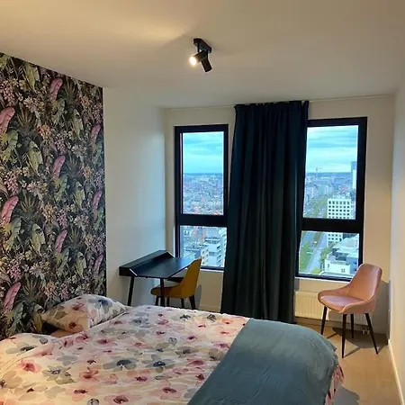 Appartamento Uniek - Mooiste En Hoogste Uitzicht Op Antwerpen! - Incl Gratis Parking *